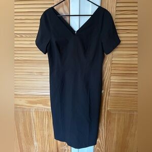 Banana Republic Black Midi Dress size 10